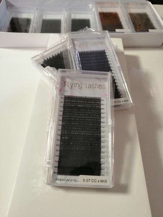 Sztuczne rzęsy kępki Flying lashes MIX