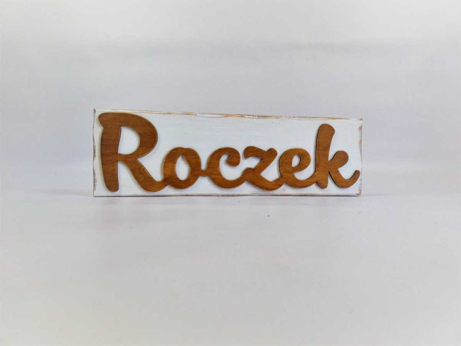 Zestaw Roczek - Biało-brązowy