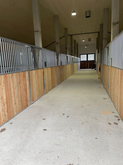 Boks dla konia, front boksu do stajni, boksy dla koni, stajnia fasada