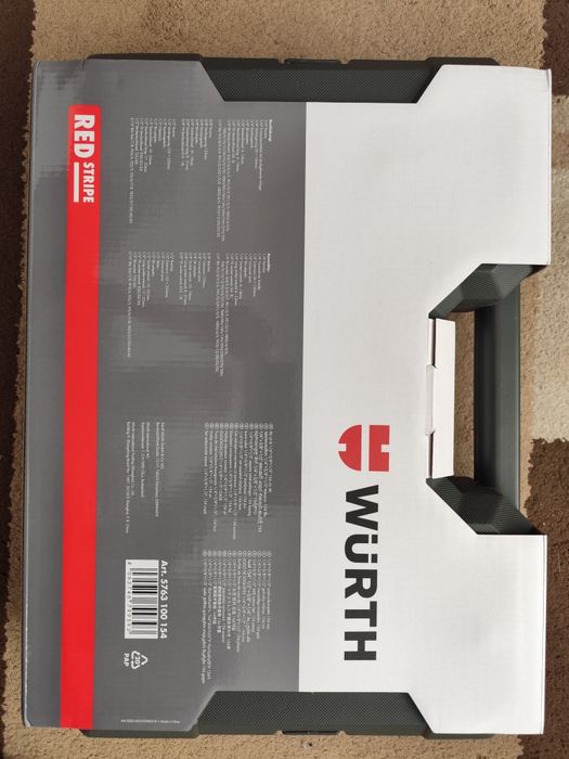WURTH !!! Klucze Nasadowe  1/2", 1/4", 3/8" 154 El. Nowe !!!