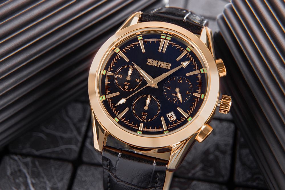 zegarek męski skmei 9127bk + box