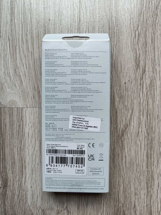 Opaska Xiaomi Redmi Smartband Band Pro Zegarek Smartwach czarna NOWA