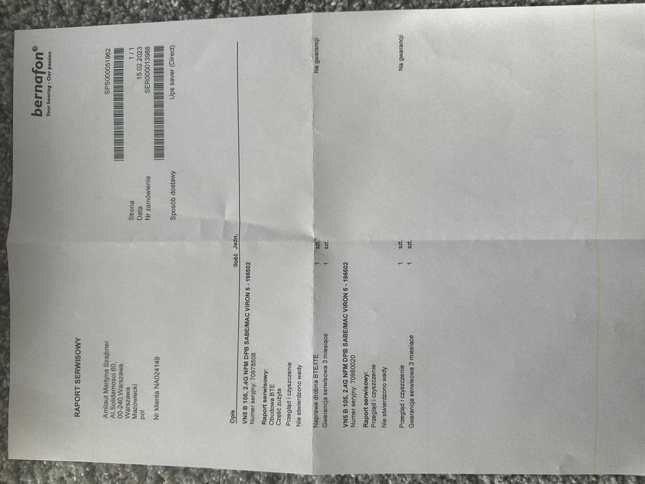 Bernafon VN5 aparat słuchowy