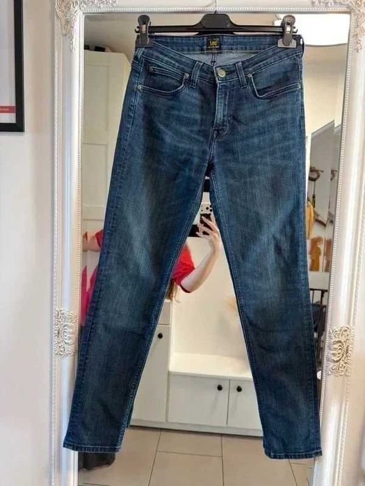 Lee jeansy spodnie dżinsy skinny