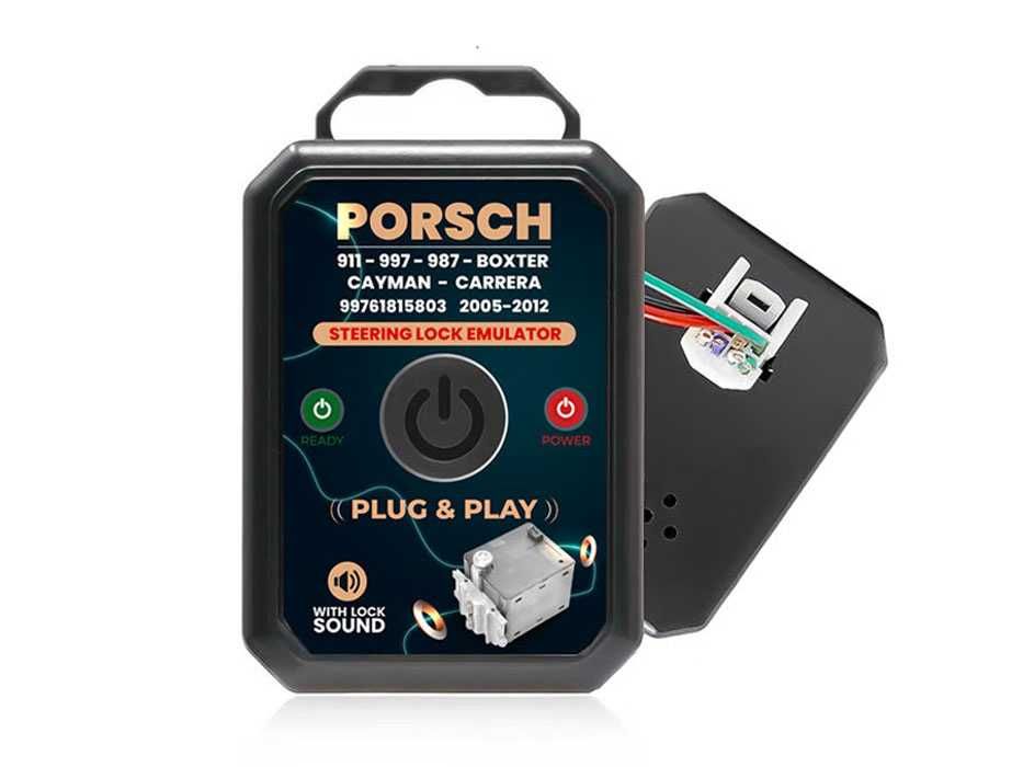 Emulador Tranca Direcção ESL/ELV Porsche 911, 997 Boxster Cayman NOVO