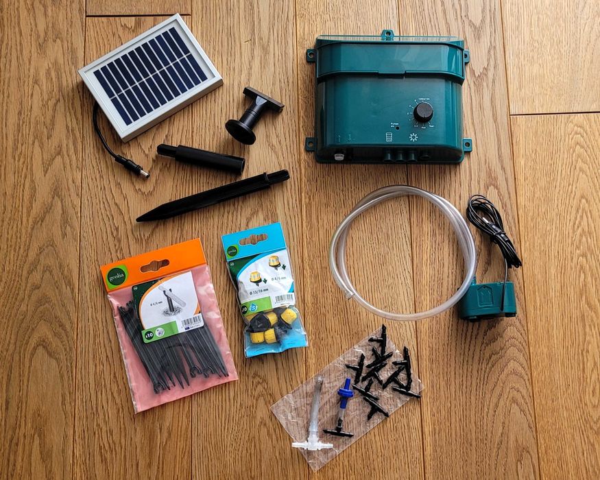 Automatyczny solarny system irygacji nawadniania roślin