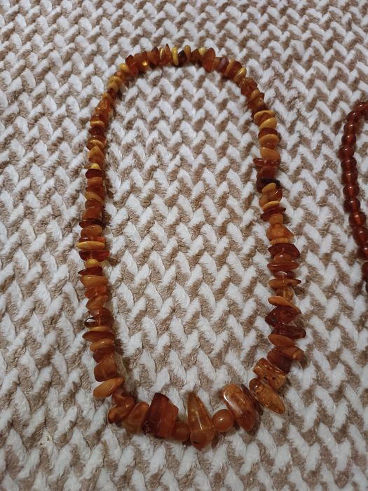 Янтарные бусы СССР.