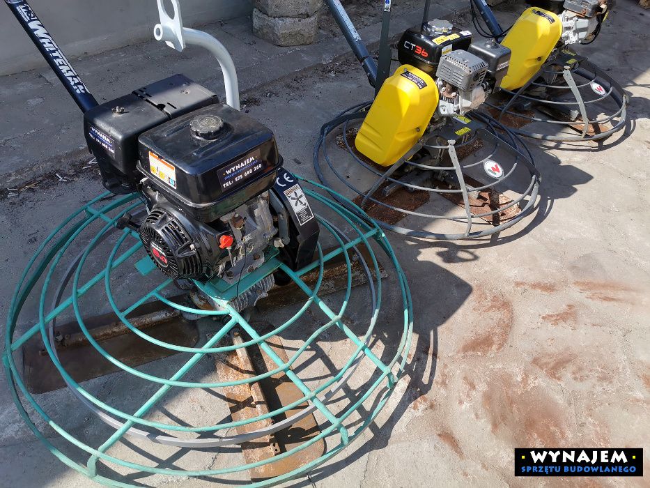 Zacieraczka do betonu spalinowa Wacker Neuson Whiteman Dynapac Kreber