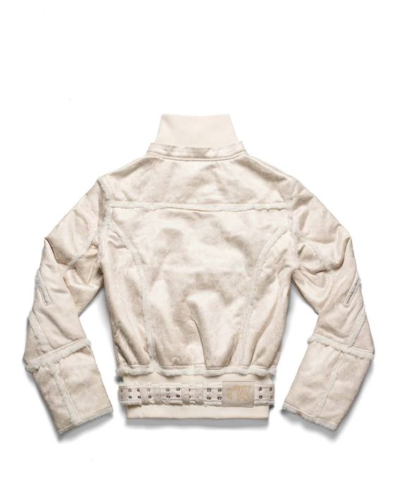 三*途様 最安値Racer Worldwide white SHEEPASKIN racer worldwide