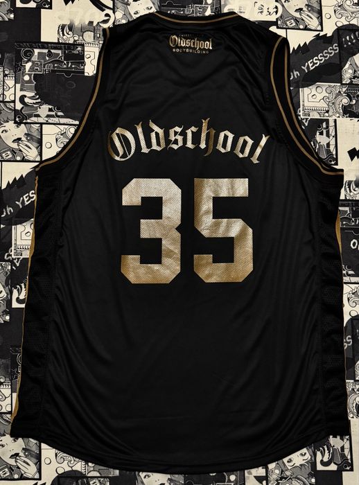 Майка Oldschool Bodybuilding Gold