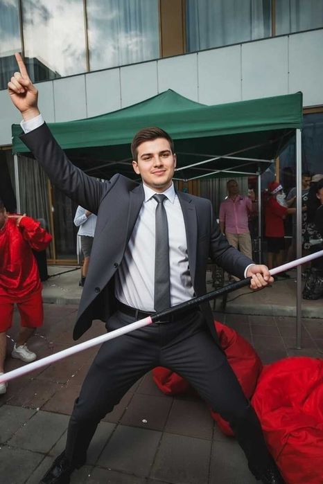 14-кольоровий світловий посох 150 см довжина двосторонній меч Дарт Мол