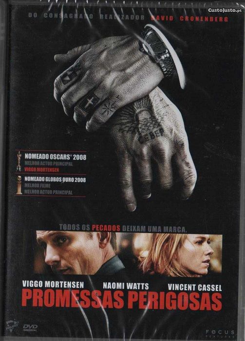 Dvd Promessas Perigosas - suspense - Viggo Mortensen/ Naomi Watts