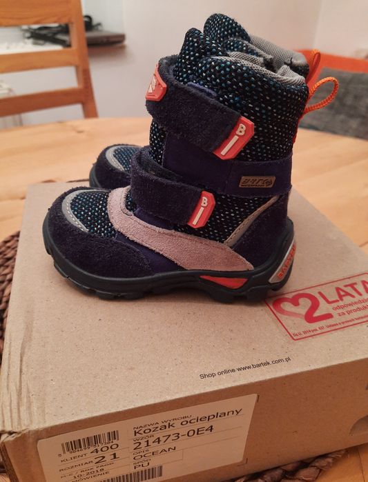 Buty zimowe BARTEK (jak nowe!) 21