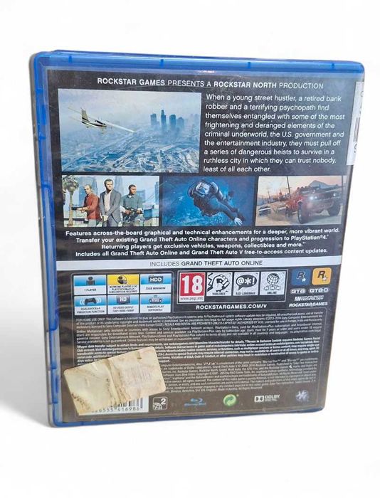 Gra Grand Theft Auto 5 PlayStation 4
