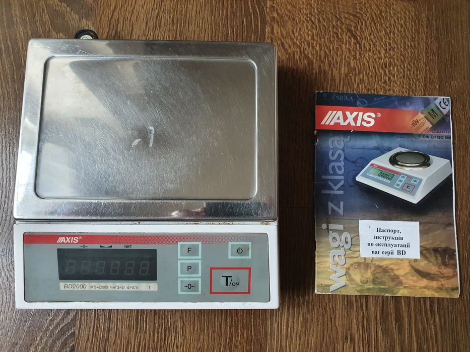 Весы технические электронные АХIS BD2000/0.1