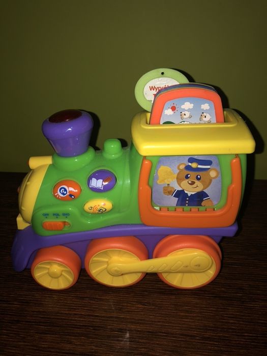 Edukacyjny pociąg interaktywna ciuchcia Dumel angielski