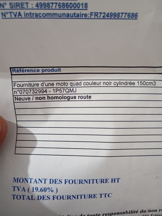 Mota 4 rodas a venda