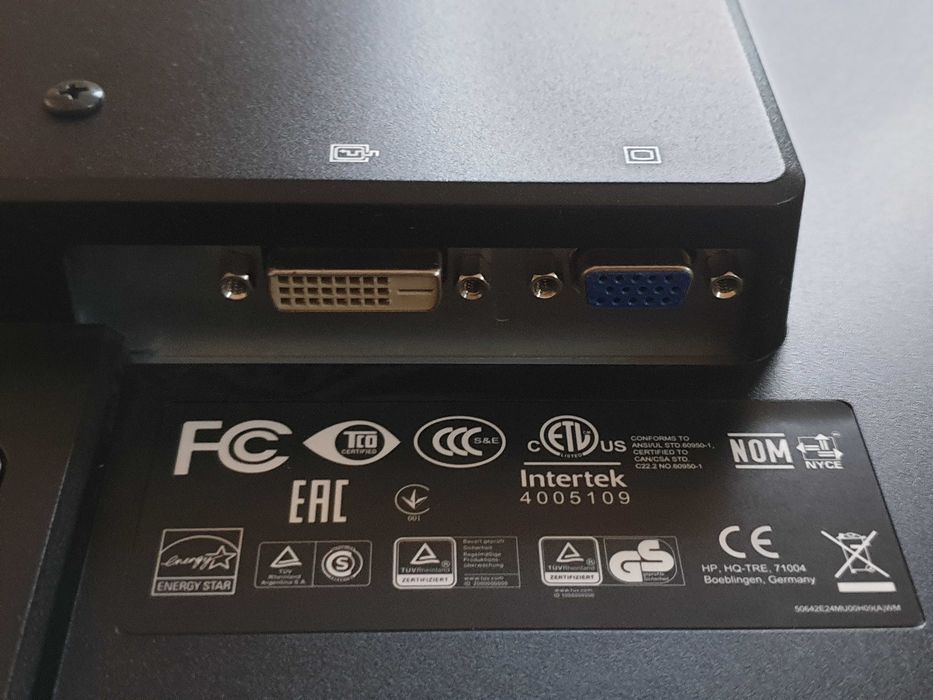 Monitor HP 24"  V241p 1920 x 1080 VGA DVI HDMI LED