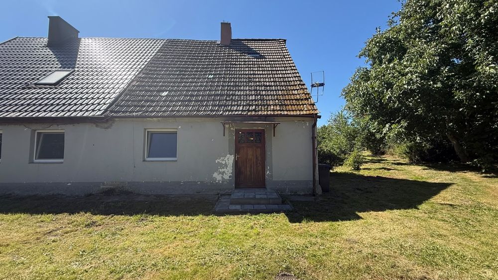 Na sprzedaż pół domu z ogrodem 56m2 w Natolewicach