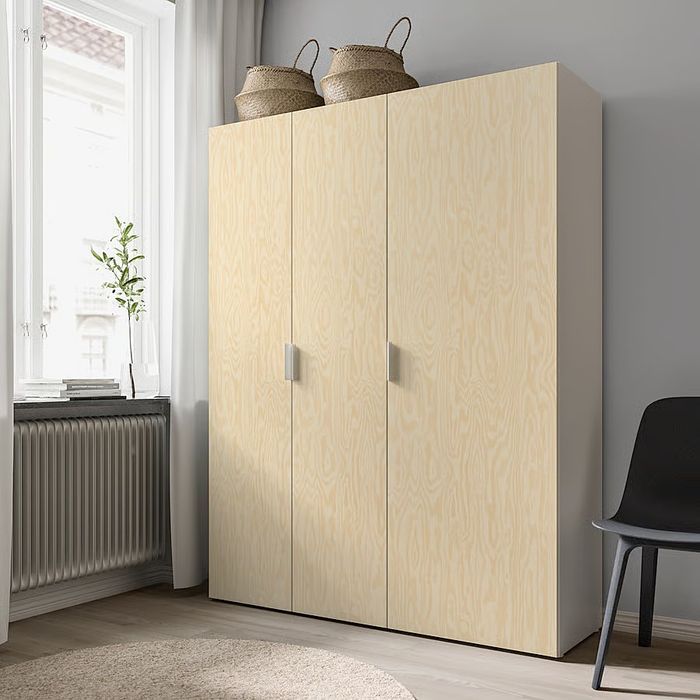 System IKEA PLATSA / KALBADEN front szuflady, żywy efekt sosny, 60x20 cm