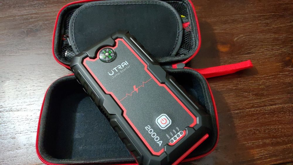 Arrancador de Baterias (Booster) Portátil Profissional 2000 A, NOVO