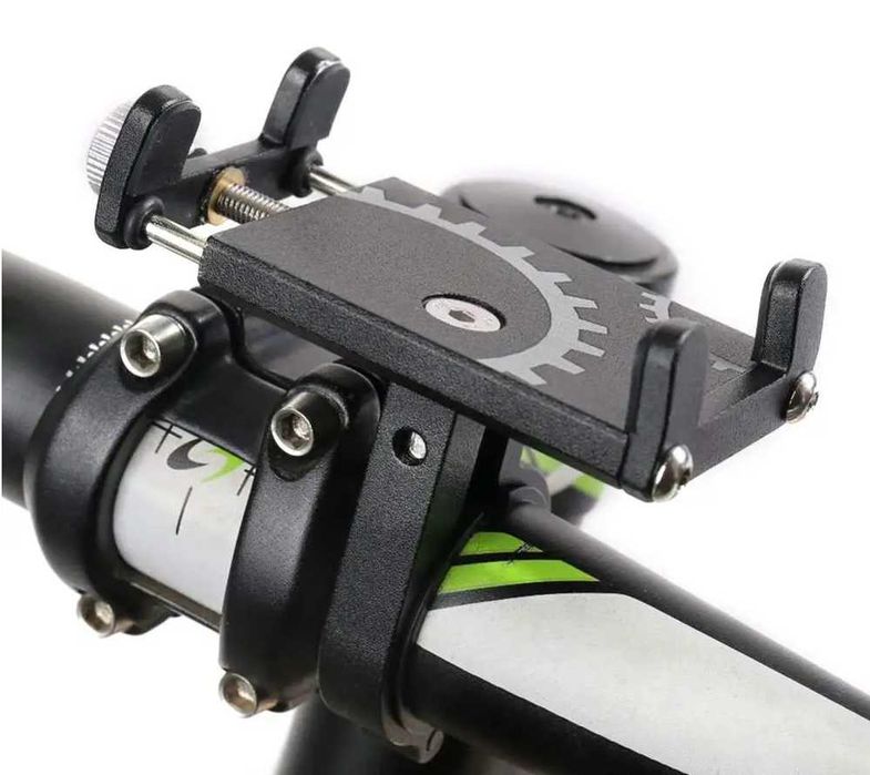 Uchwyt rowerowy do telefonu na telefon nawigację aluminiowy