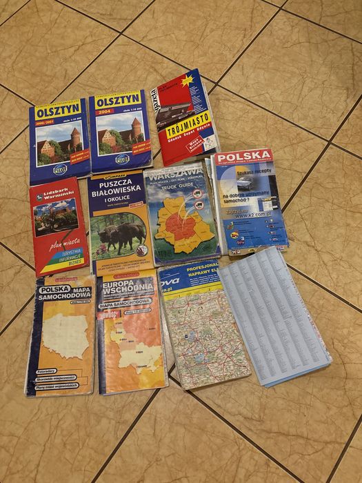 Stare mapy miast i Polski