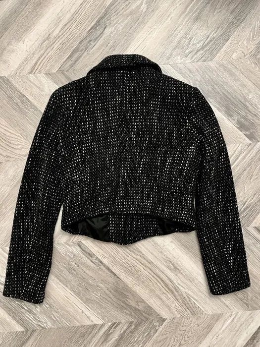 Reserved ramoneska kurtka czarna ciepła na suwak rozmiar 34 XS