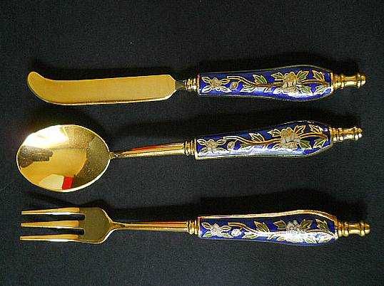 Винтажный Китайский набор клуазоне