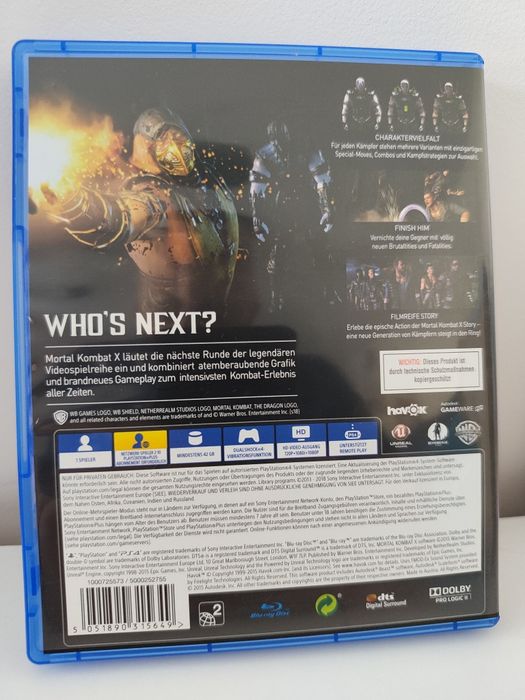 Mortal kombat X ps4 PL