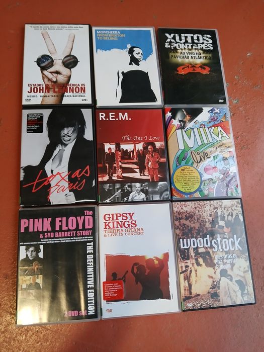 DVD música : Lote 32 filmes