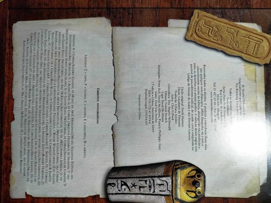 Livros Caçadores de Tesouros, de Clive Gilfford