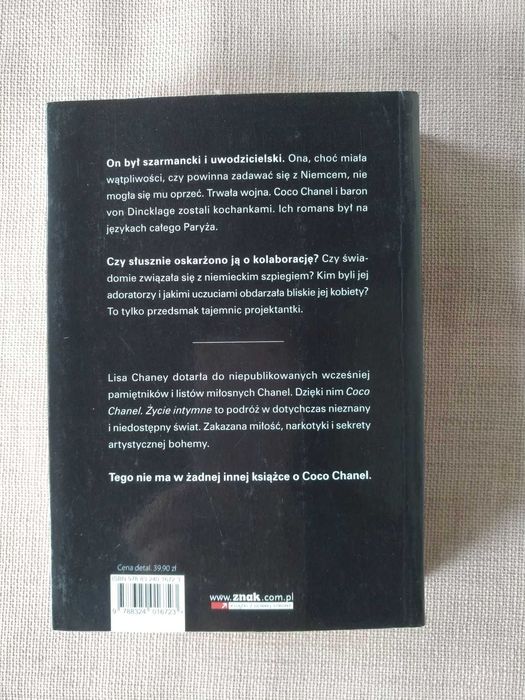 Lisa Chaney - Chanel życie intymne