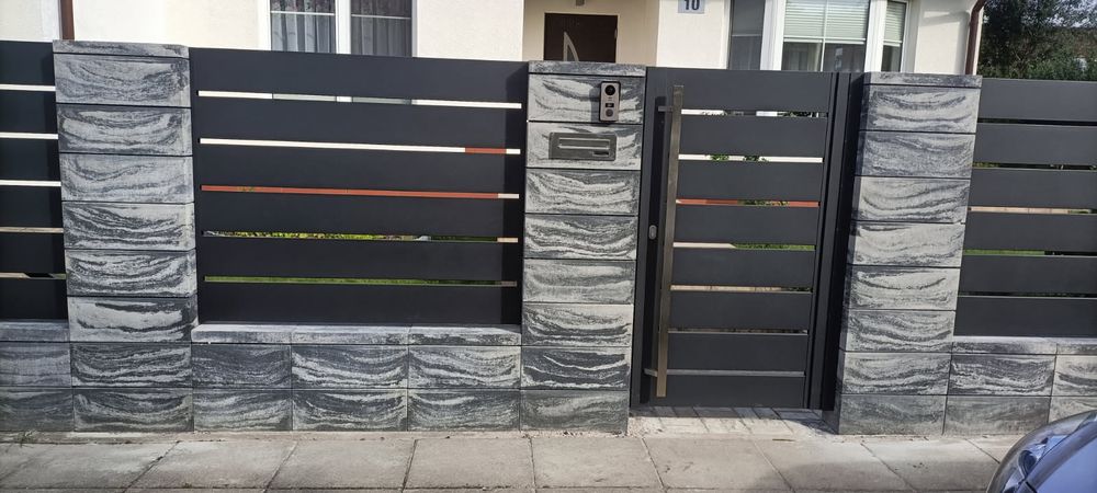 Nowoczesne ogrodzenie