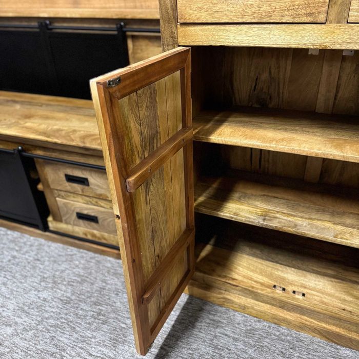 Wyjątkowa komoda egoztyczne drewno mango seria LOFT Nowa F-Vat