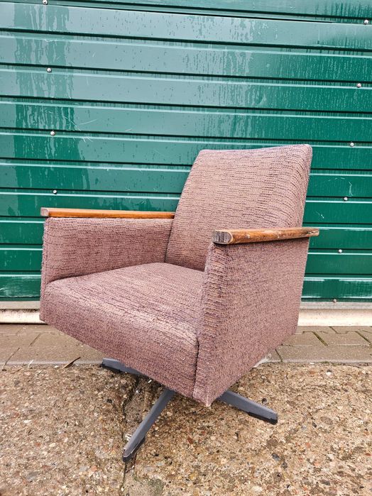 Fotel obrotowy RETRO PRL klubowy VINTAGE