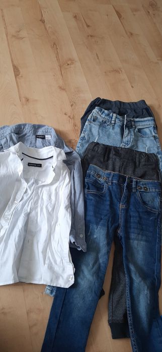 Paka zestaw ubrań chłopięcych 110