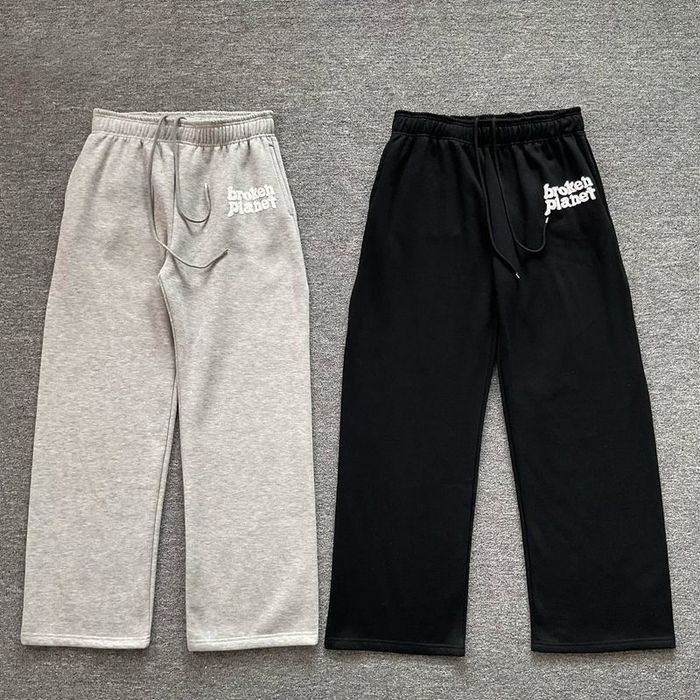 Без передоплати Штани Broken Planet сірі чорні L