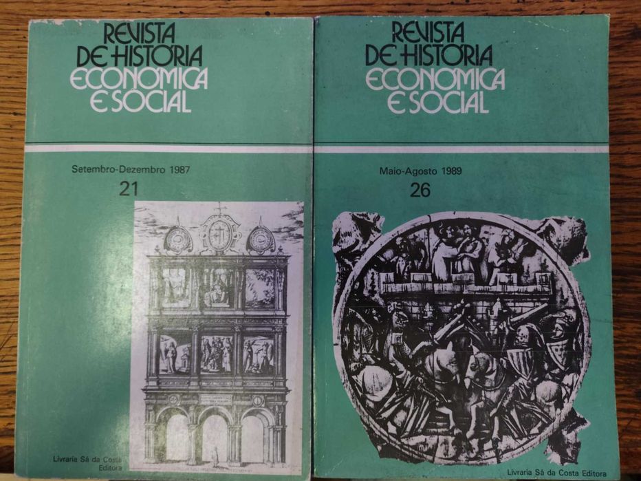 10 Livros da coleçao Revista de História Económica e Social