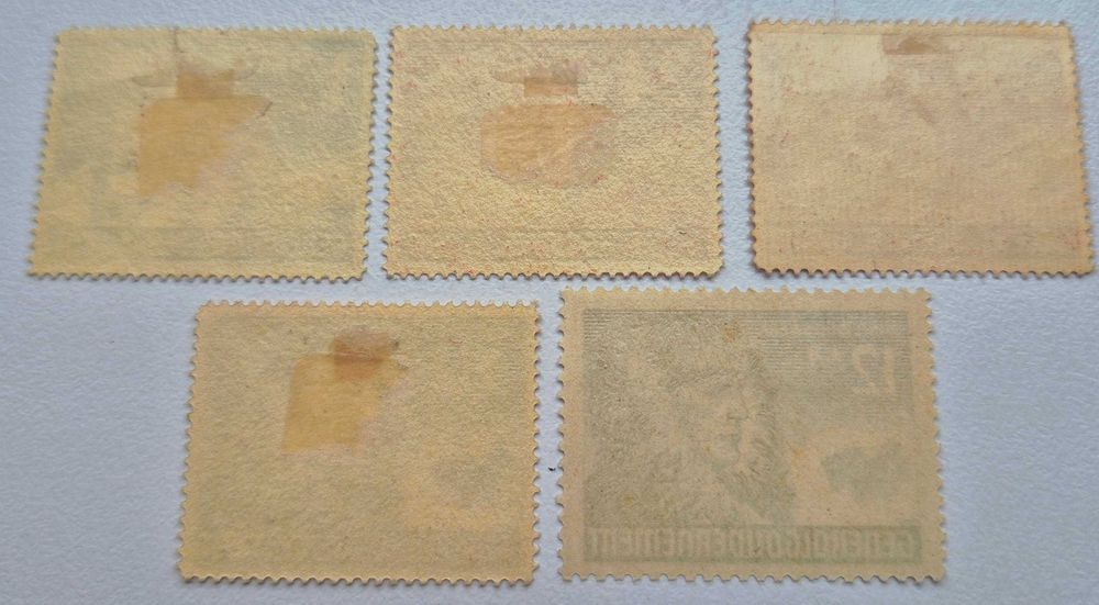 Рейх марки Генерал Губернаторство 1940 р. Гітлер чисті 5 марок серія +