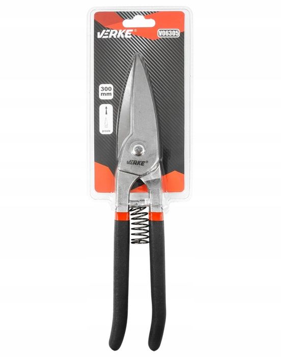 Nożyce Ręczne Do Cięcia Blachy Metalu Proste 30 Cm Mocne Solidne!!
