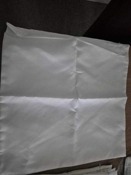 4 Capas Branca de almofada de sala novo 40cm x 40cm