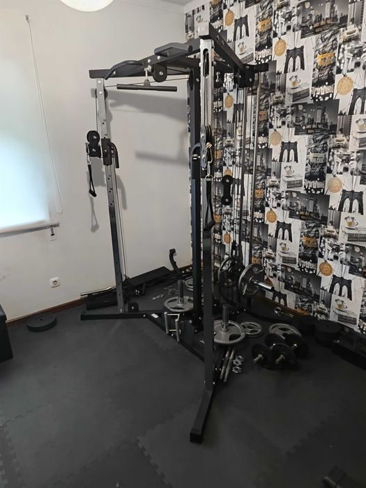 Maquina multifuncoes Sportnow + Pesos