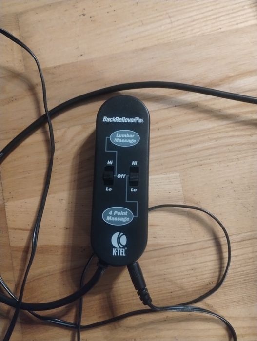 Mata maskująca na fotel masażer samochód