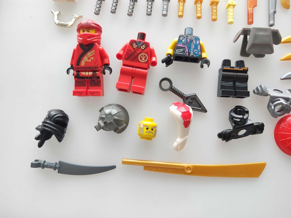 Lego mix NinjaGo i Ninja, różne klocki do zestawów