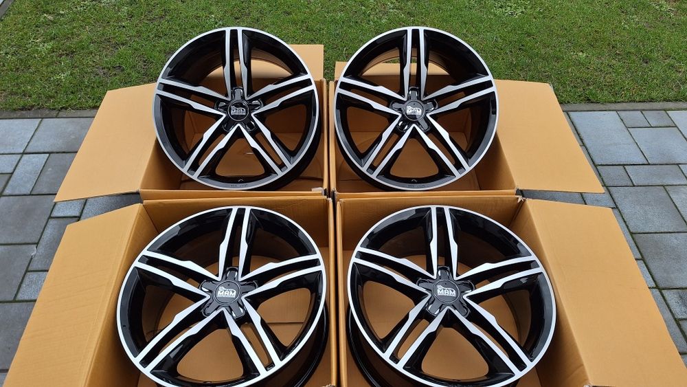 Nowe Alufelgi 5x112 r18 Audi A4 b8 b9 A5 A6 Q5 Vw Arteon Passat Skoda
