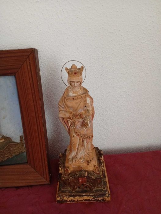 Arte Sacra Santa Isabel Imagem e Placa