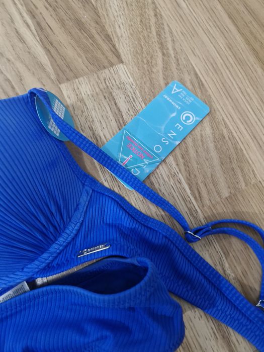 Strój kąpielowy nowy niebieski rozmiar M miseczka A