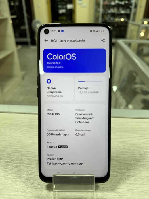 Smartfon Oppo A54 4 GB / 64 GB 5G