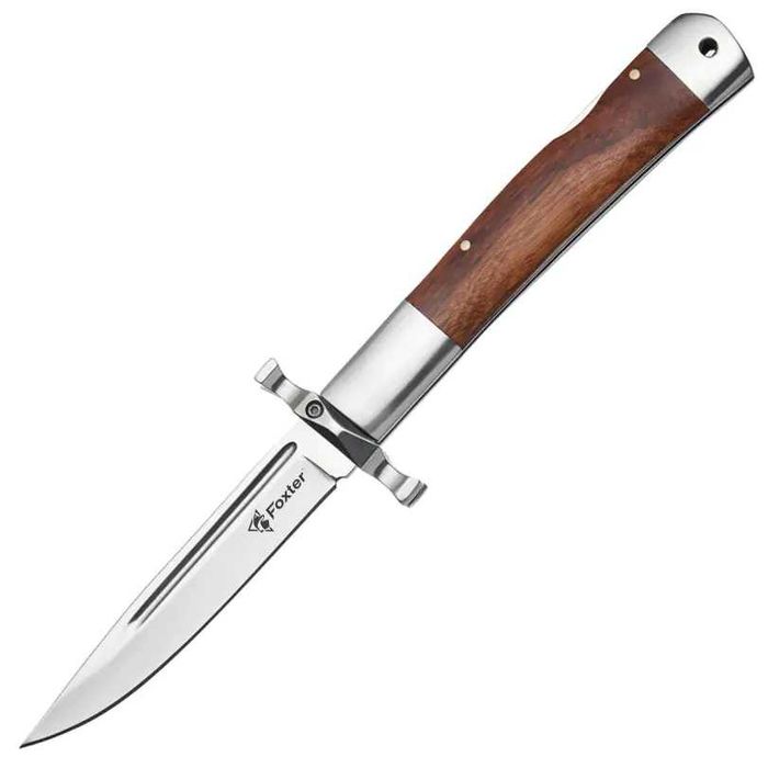 Nóż Taktyczny Składany Stal/Drewno Myśliwski Survival 23cm (2916)
